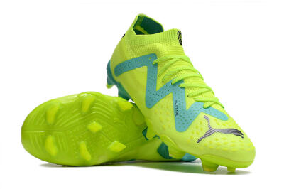 Puma Future Ultimate FG Firm Ground Soccer Cleats - Green/Blue/Black