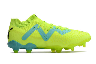 Puma Future Ultimate FG Firm Ground Soccer Cleats - Green/Blue/Black