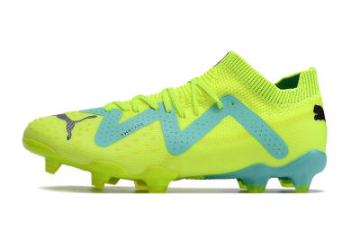 Puma Future Ultimate FG Firm Ground Soccer Cleats - Green/Blue/Black