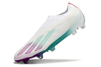 Adidas X 24 Crazyfast+ FG Firm Ground Soccer Cleats - White/Pink/Green