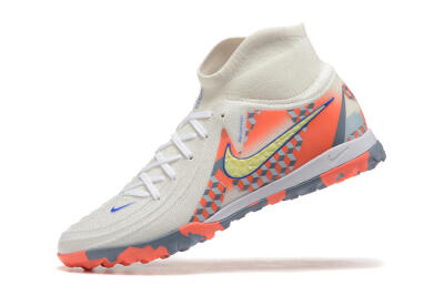 Nike Phantom Luna 2 Elite TF Artificial Turf Soccer Shoes - White/Pink/Yellow