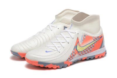 Nike Phantom Luna 2 Elite TF Artificial Turf Soccer Shoes - White/Pink/Yellow