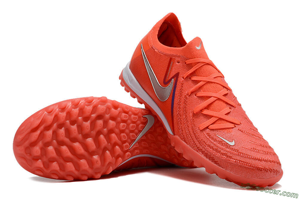 Nike Phantom Luna 2 Elite TF Artificial Turf Soccer Shoes - Red/Black/Blue/White 3