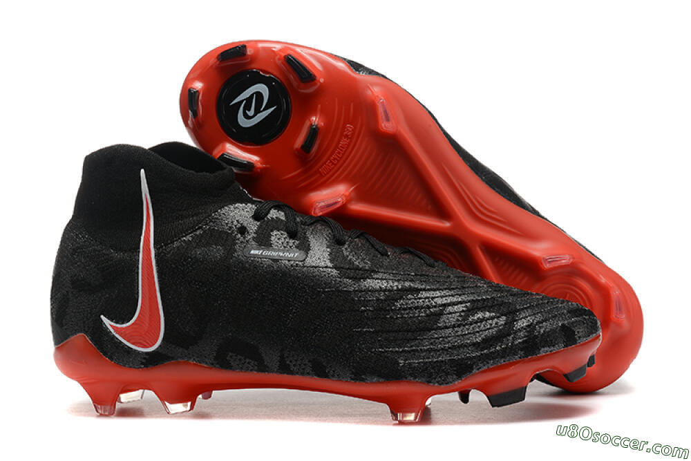 Nike Phantom Luna Elite UN FG Firm Ground Soccer Cleats - Black/White/Red 1