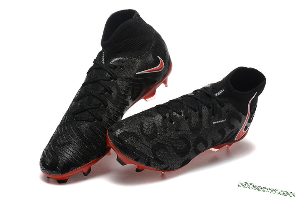 Nike Phantom Luna Elite UN FG Firm Ground Soccer Cleats - Black/White/Red 7