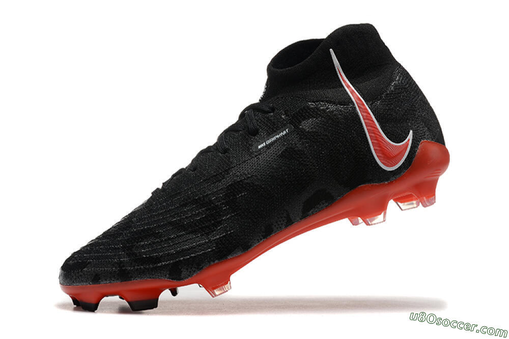 Nike Phantom Luna Elite UN FG Firm Ground Soccer Cleats - Black/White/Red 9
