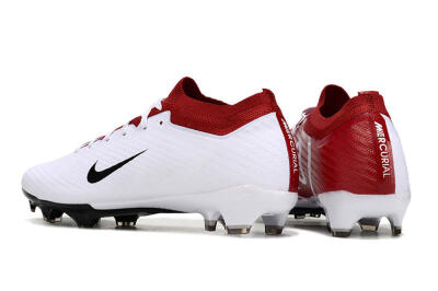 Nike Air Zoom Mercurial Vapor 15 Elite FG Firm Ground Soccer Cleats - White/Black/Red