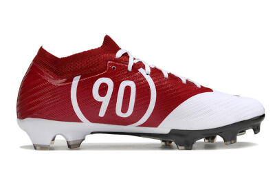 Nike Air Zoom Mercurial Vapor 15 Elite FG Firm Ground Soccer Cleats - White/Black/Red