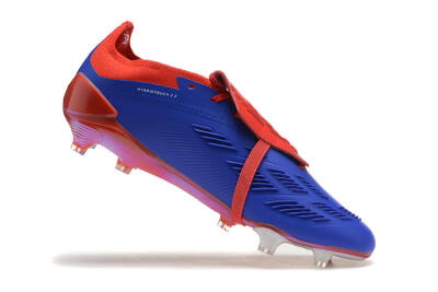 Adidas Predator Elite Foldover Tongue FG Firm Ground Soccer Cleats - Blue/White/Red