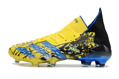 Adidas Predator Freak.1 Marvel FG Firm Ground Soccer Cleats - Yellow/Blue/Black