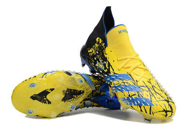 Adidas Predator Freak.1 Marvel FG Firm Ground Soccer Cleats - Yellow/Blue/Black