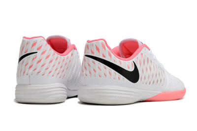Nike Lunar Gato 2 IC Indoor & Futsal Soccer Shoes - White/Pink/Black
