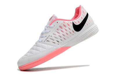 Nike Lunar Gato 2 IC Indoor & Futsal Soccer Shoes - White/Pink/Black
