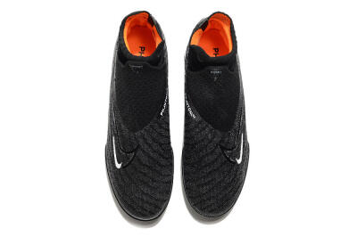 Nike Phantom GX Elite DF Black Pack TF Artificial Turf Soccer Shoes - Black/White/Orange