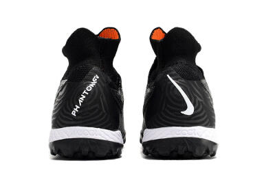 Nike Phantom GX Elite DF Black Pack TF Artificial Turf Soccer Shoes - Black/White/Orange