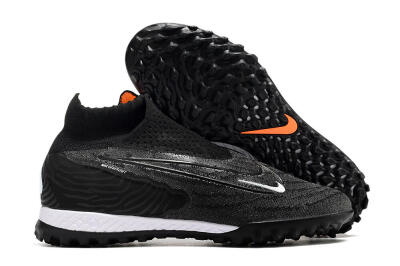 Nike Phantom GX Elite DF Black Pack TF Artificial Turf Soccer Shoes - Black/White/Orange