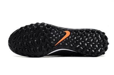 Nike Phantom GX Elite DF Black Pack TF Artificial Turf Soccer Shoes - Black/White/Orange