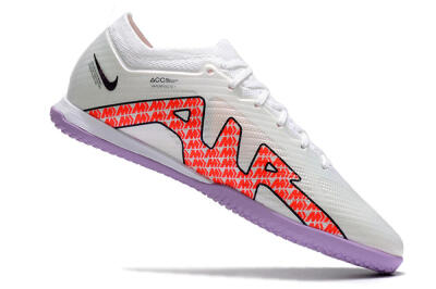 Nike Air Zoom Mercurial Vapor 15 Elite IC Futsal/Indoor Soccer Shoes - White/Red/Black