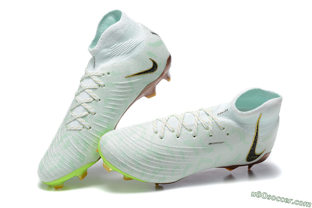 Nike Phantom Luna Elite United Golden Pack FG Firm Ground Soccer Cleats - Jade/Black/Gold 5