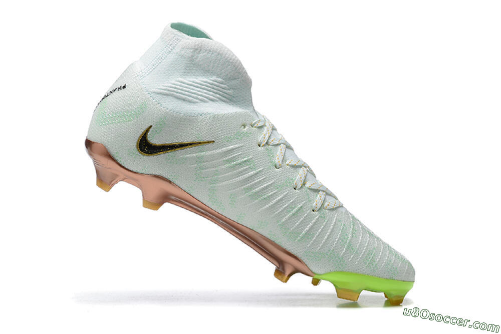 Nike Phantom Luna Elite United Golden Pack FG Firm Ground Soccer Cleats - Jade/Black/Gold 6