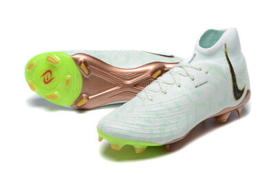Nike Phantom Luna Elite United Golden Pack FG Firm Ground Soccer Cleats - Jade/Black/Gold