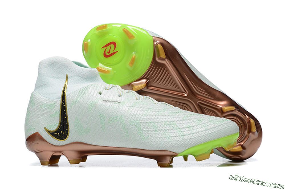 Nike Phantom Luna Elite United Golden Pack FG Firm Ground Soccer Cleats - Jade/Black/Gold 1