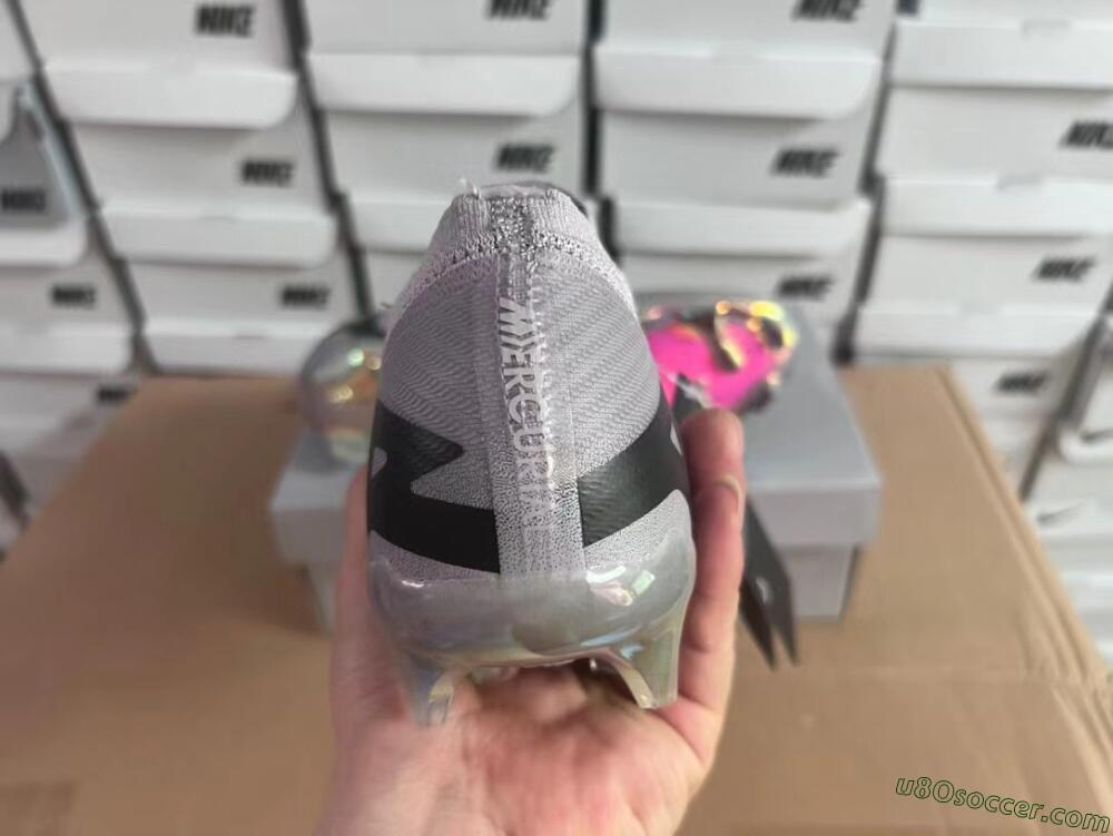 Nike Air Zoom Mercurial Vapor 15 Elite FG Firm Ground Soccer Cleats - Grey/Black/Gold