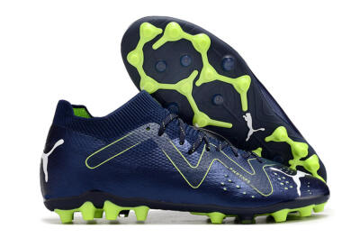 Puma Future Ultimate MG Firm Ground Soccer Cleats - Blue/Yellow/White