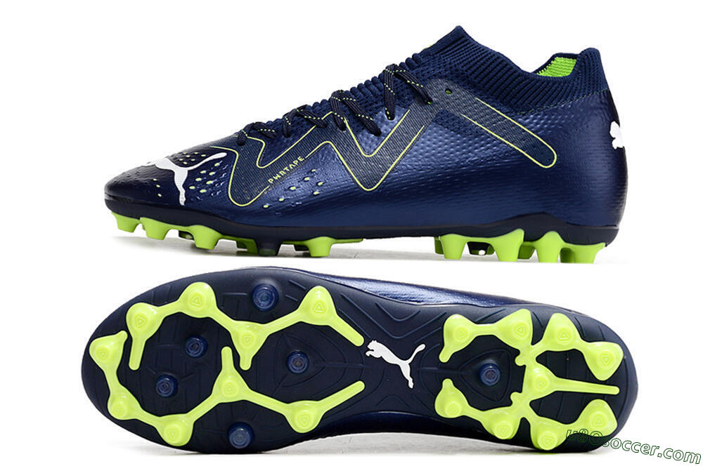 Puma Future Ultimate MG Firm Ground Soccer Cleats - Blue/Yellow/White 0