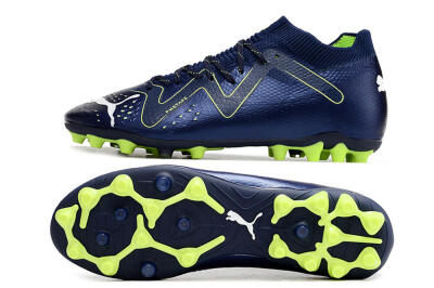 Puma Future Ultimate MG Firm Ground Soccer Cleats - Blue/Yellow/White