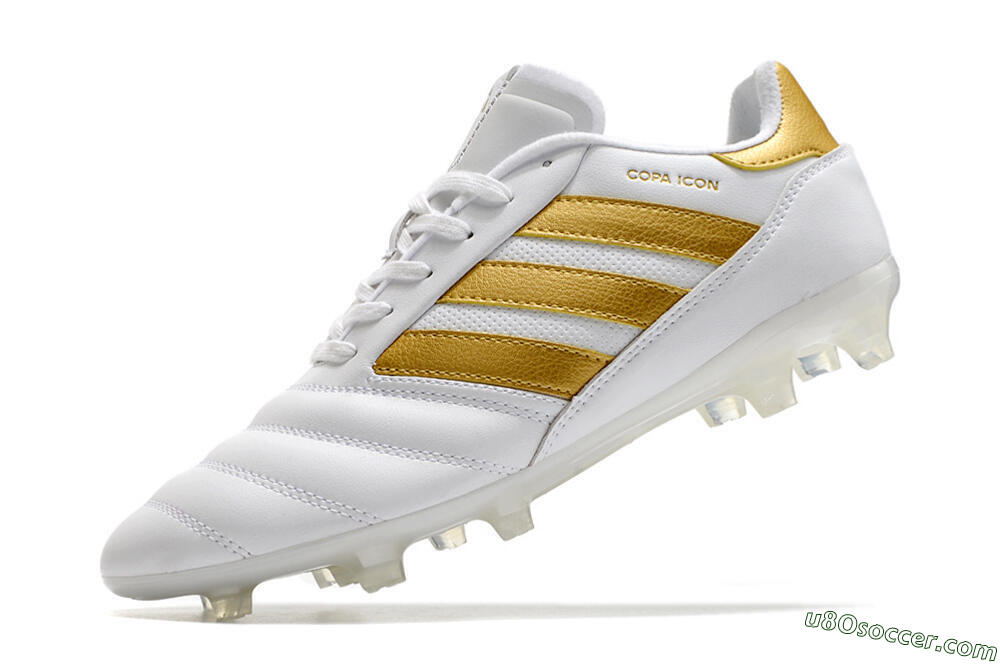 Adidas Copa Mundial.1 FG Firm Ground Soccer Cleats - White/Gold 5