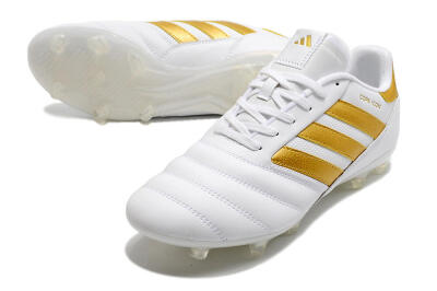 Adidas Copa Mundial.1 FG Firm Ground Soccer Cleats - White/Gold