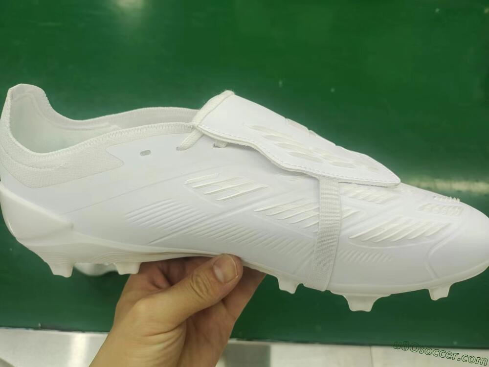 Adidas Predator Elite Foldover Tongue FG Firm Ground Soccer Cleats - White/Beige