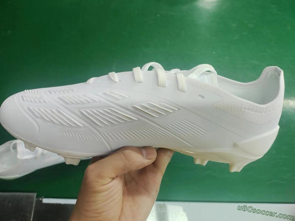 Adidas Predator Accuracy.1 FG Firm Ground Soccer Cleats - White/Beige