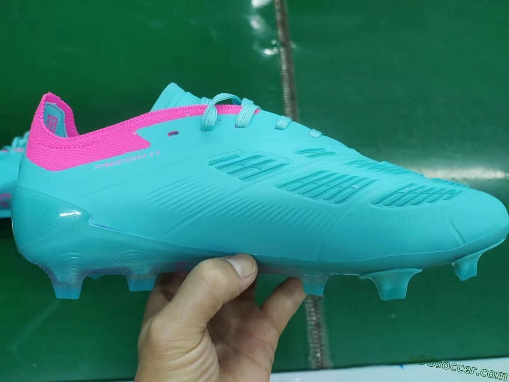 Adidas Predator Accuracy FG Firm Ground Soccer Cleats - Jade/Pink/Purple