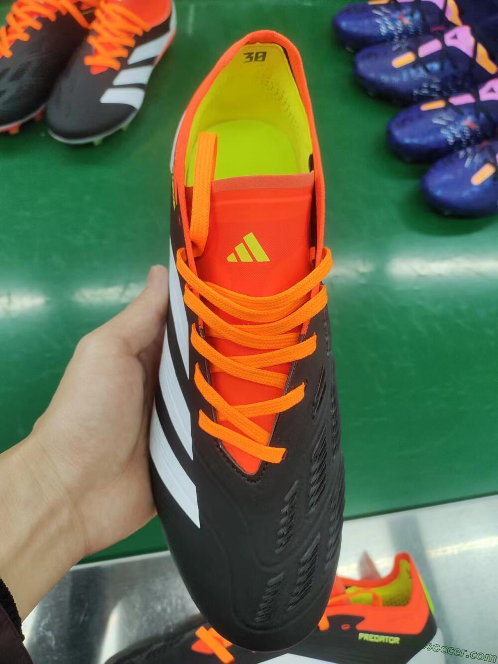 Adidas Predator Elite FG Firm Ground Soccer Cleats - Black/White/Pink