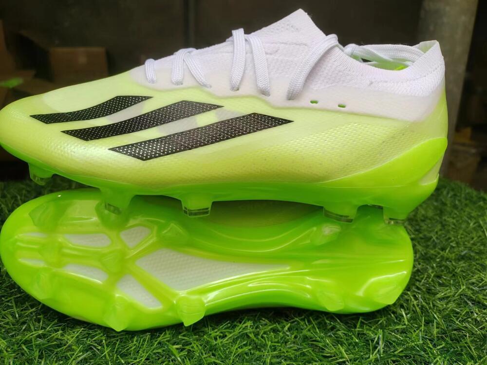 Adidas X Crazyfast.1 Messi FG Firm Ground Soccer Cleats - Green/Black/White
