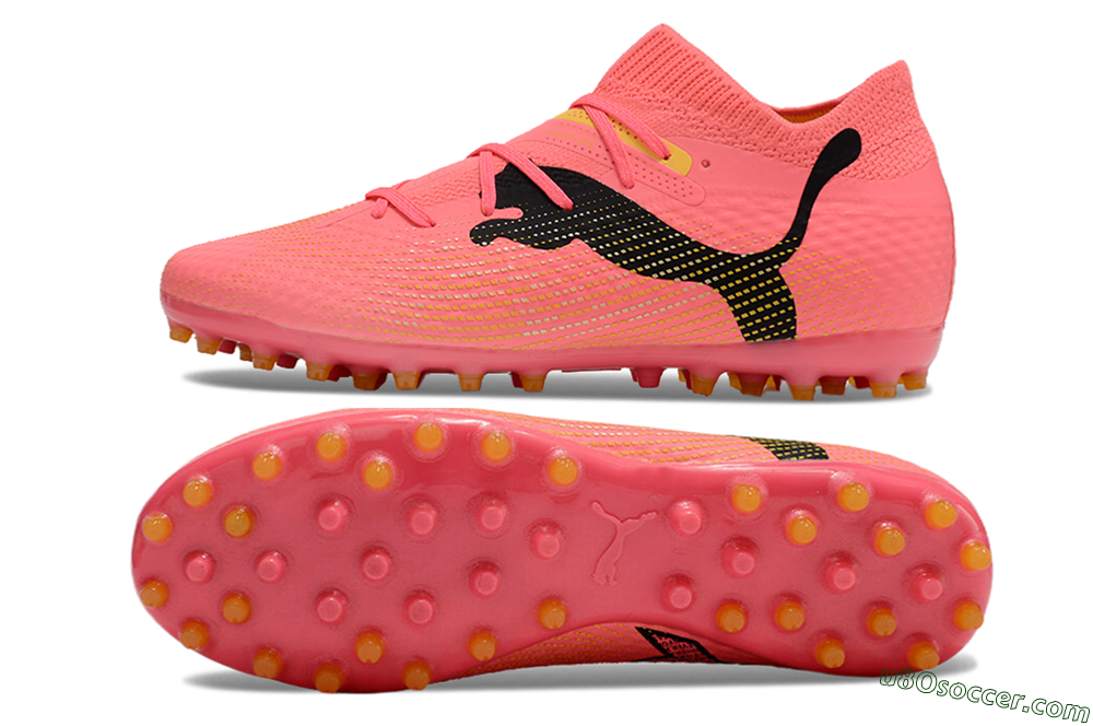 Puma Future Ultimate MG Multi Ground Soccer Cleats - Red/Black/Yellow 0