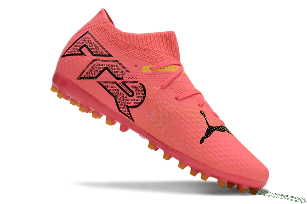 Puma Future Ultimate MG Multi Ground Soccer Cleats - Red/Black/Yellow 4