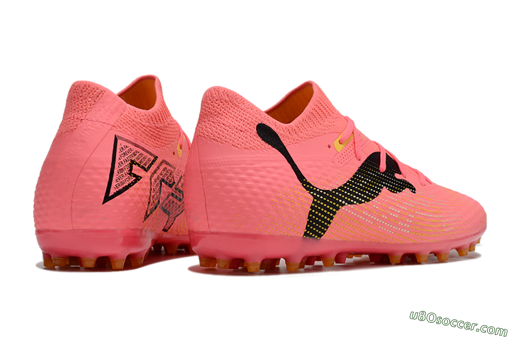 Puma Future Ultimate MG Multi Ground Soccer Cleats - Red/Black/Yellow 6