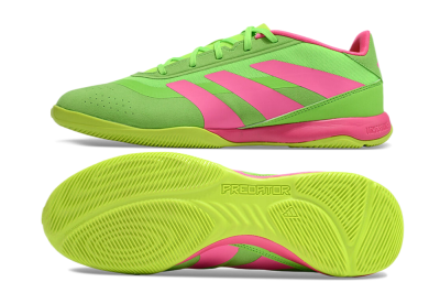 Adidas Predator 24 Elite IC Indoor & Futsal Soccer Shoes - Yellow/Pink