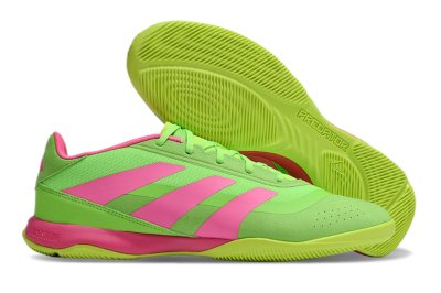Adidas Predator 24 Elite IC Indoor & Futsal Soccer Shoes - Yellow/Pink