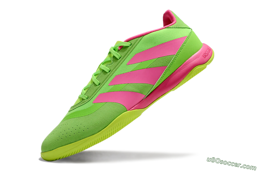 Adidas Predator 24 Elite IC Indoor & Futsal Soccer Shoes - Yellow/Pink 5