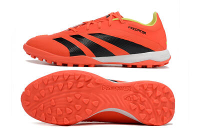 Adidas Predator 24 Elite TF Artificial Turf Soccer Shoes - Red/Black/White