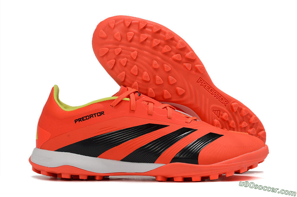 Adidas Predator 24 Elite TF Artificial Turf Soccer Shoes - Red/Black/White 1