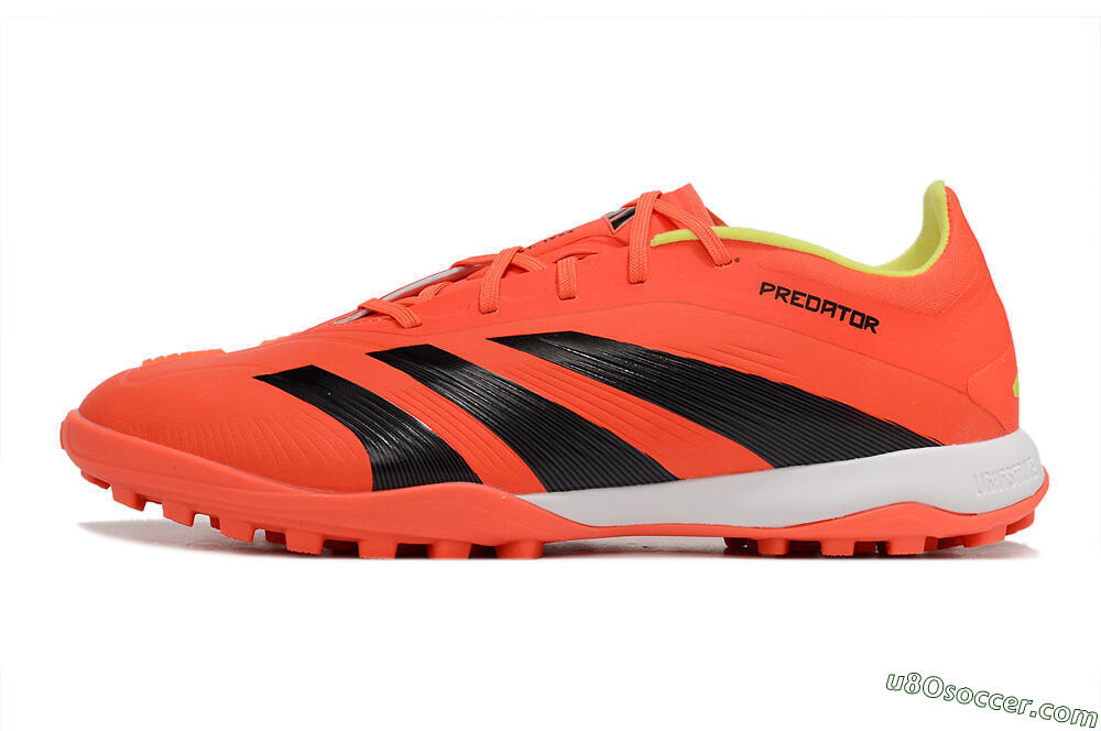 Adidas Predator 24 Elite TF Artificial Turf Soccer Shoes - Red/Black/White 2