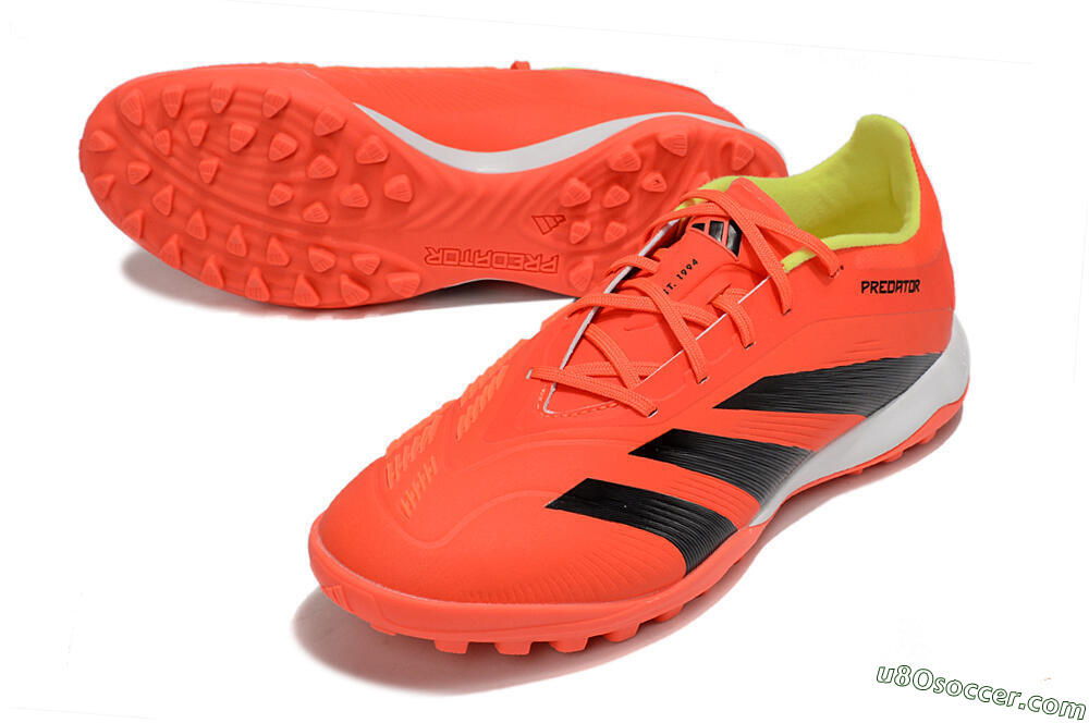 Adidas Predator 24 Elite TF Artificial Turf Soccer Shoes - Red/Black/White 3