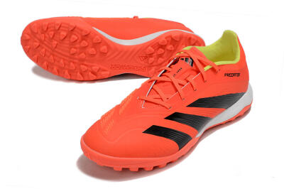 Adidas Predator 24 Elite TF Artificial Turf Soccer Shoes - Red/Black/White