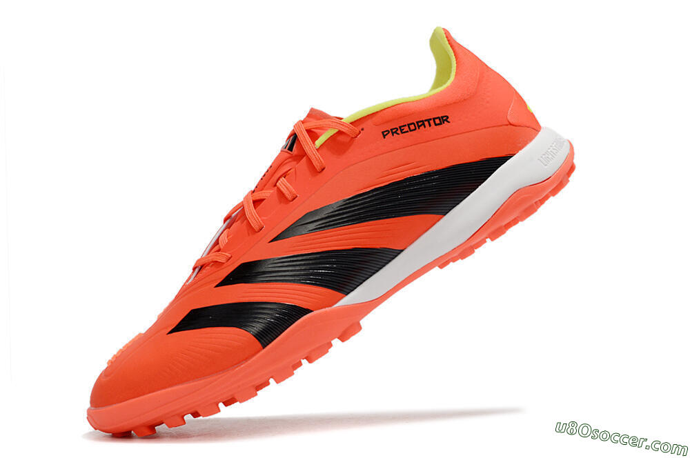 Adidas Predator 24 Elite TF Artificial Turf Soccer Shoes - Red/Black/White 5