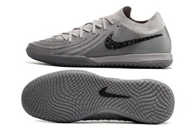 Nike Phantom GX 2 Elite IC Indoor & Futsal Soccer Shoes - Grey/Black